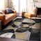 World Rug Gallery Modern Geometric Circles Design Non Shedding Soft Area Rug 5' x 7' Yellow 397YELLOW5x7 - alternate 10